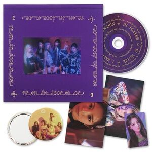 K-pop Album Package in Vibrant Purple